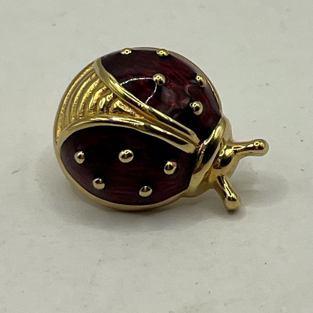 14K Andin International Inc. Ladybug Pin